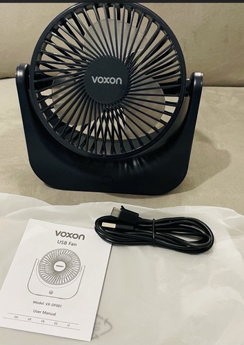 Voxon usb desk fan compact - desk,