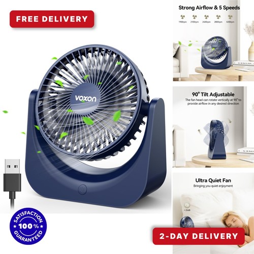 Voxon usb desk fan - voxon, speeds